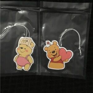 Adorable Bear Air Fresheners - Pink and Red